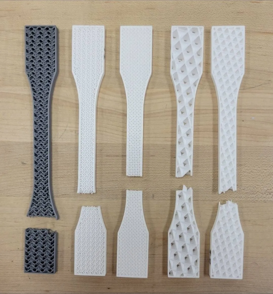 Project preview for Instron mechanical testing